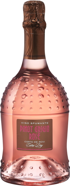 Вино игристое Розовое Сухое Villa Degli Olmi Corte Dei Rovi Pinot Grigio Rosato Spumante Extra Dry 0,75 л фото
