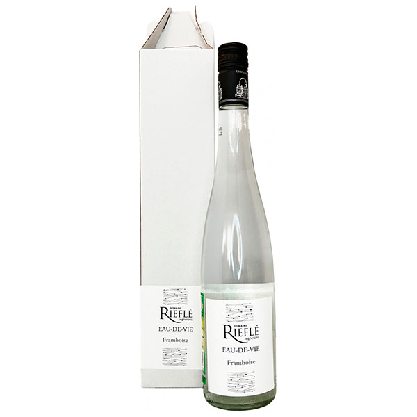 Бренди Domaine Riefle Eau-de-Vie Framboise in gift box 0,70 л фото