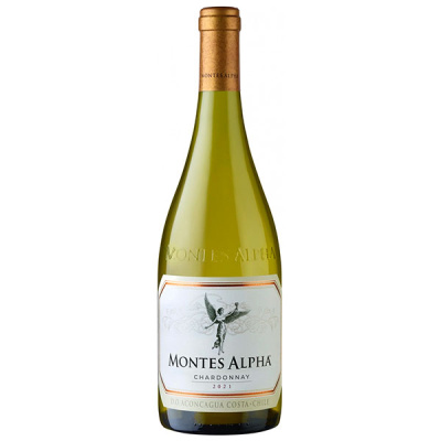 Вино Белое Сухое Montes Alpha Chardonnay Aconcagua Costa 2021 0,75 л фото