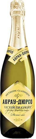 Вино игристое Abrau-Durso Victor Dravigny Demi-sec 0,75 л фото