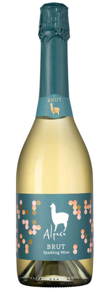Вино игристое Белое Брют Alpaca Brut 2024 0,75 л фото