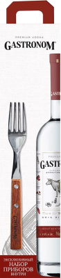 Водка Gastronom Blend №7 for Meat Dishes with cutlery set in gift box 0,5 л фото