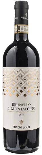 Вино Красное Сухое Poggio Landi Brunello di Montalcino 2018 0,75 л фото