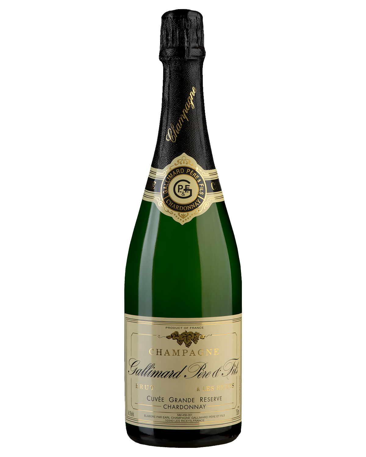 Вино игристое Белое Брют Gallimard Cuvee Grande Reserve Chardonnay Blanc de Blancs Brut 0,75 л фото
