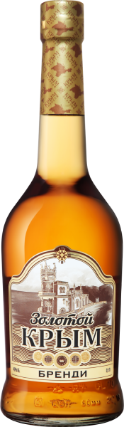 Бренди КВКЗ Золотой Крым 40% 0,5 л фото