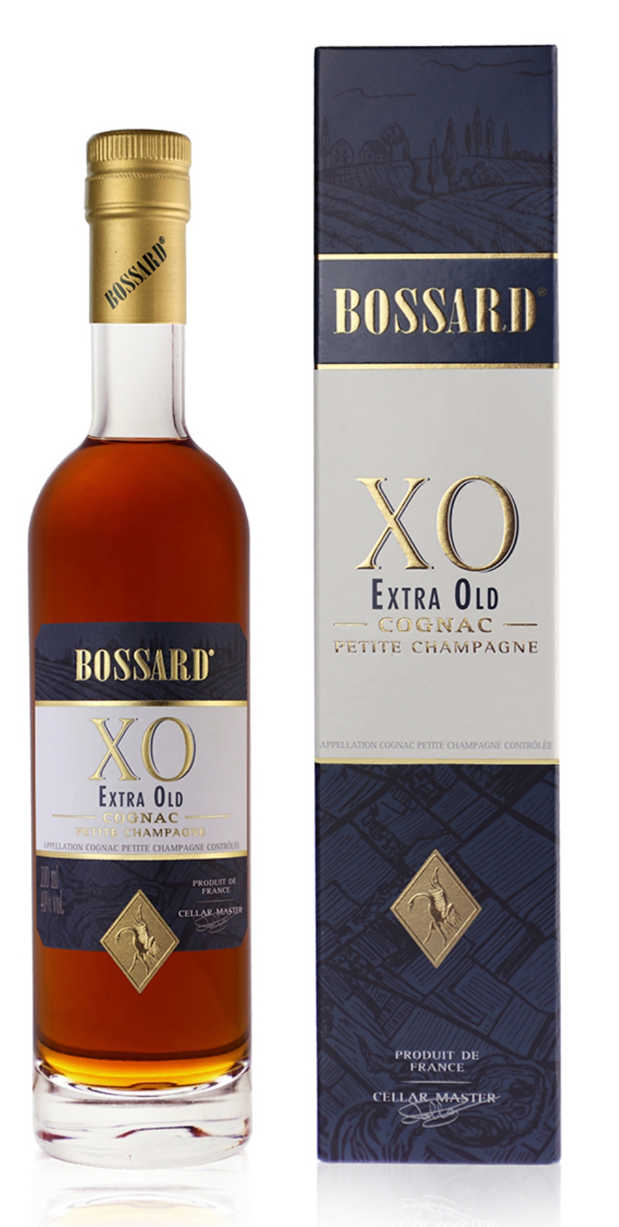 Коньяк Bossard XO Extra Old Petite Champagne in gift box 0,2 л фото