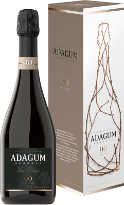 Вино игристое Белое Экстра Брют Adagum Reserve Zero Dosage in gift box 2024 0,75 л фото