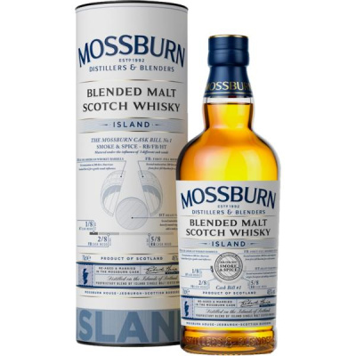Виски Mossburn Blended Malt Island in tube 0,7 л фото