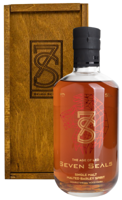 Виски Seven Seals Zodiac The Age of Leo Single Malt in wooden box 0,5 л фото