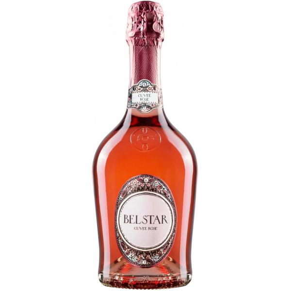 Вино игристое Розовое Сухое Bisol Belstar Cuvee Rose Extra Dry 0,75 л фото
