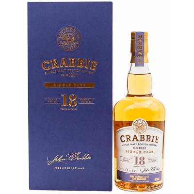 Виски Crabbie 18 Years Old Single Cask Single Malt Highland 0,7 л фото