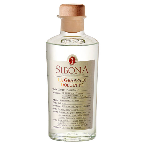 Граппа Sibona La Grappa di Dolcetto 0,50 л фото