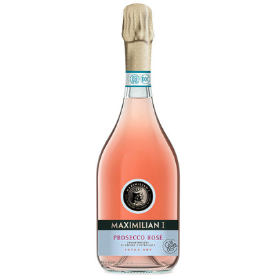Вино игристое Максимилиан 1 Просекко Розе 2021 розовое брют 11% 0,75 л фото