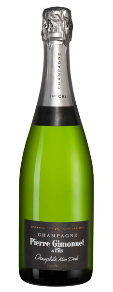 Вино игристое Белое Экстра Брют Pierre Gimonnet & Fils Oenophile Non Dose Blanc de Blancs Premier Cru Brut Nature Champagne 2018 0,75 л фото