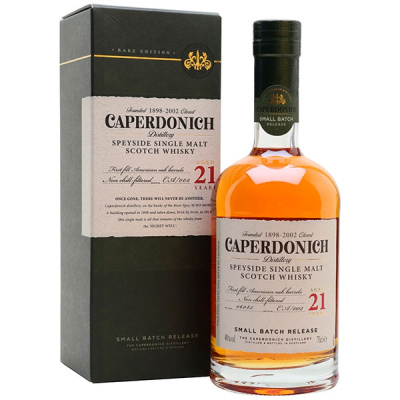 Виски Caperdonich 21 Years Old Single Malt Speyside in gift box 0,70 л Виски Caperdonich 21 Years Old Single Malt Speyside in gift box 0,70 л фото