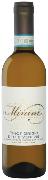 Вино Кантине Франческо Минини Пино Гриджио 2023 Белое Сухое 12,5% 0,375 л фото