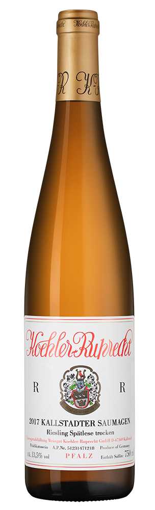 Вино Белое Сухое Koehler-Ruprecht R Kallstadter Saumagen Riesling Spatlese Trocken 2017 0,75 л фото