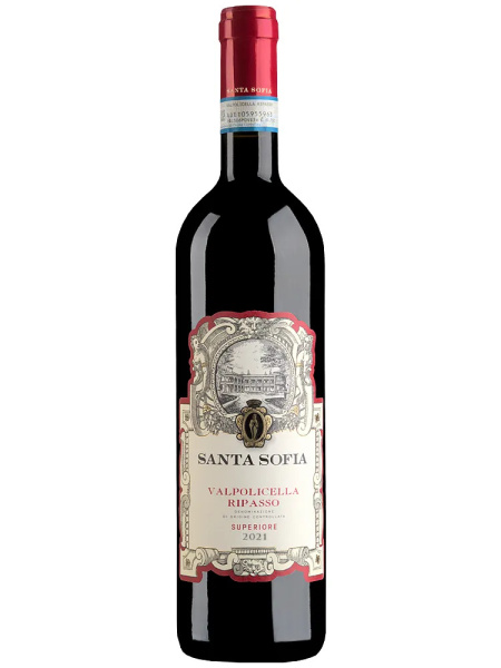 Вино Красное Сухое Santa Sofia Valpolicella Ripasso 2021 0,75 л фото