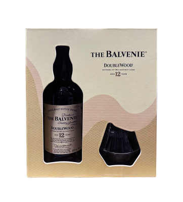 Виски Balvenie Doublewood 12 YO with 2 glasses in gift box 0,7 л фото