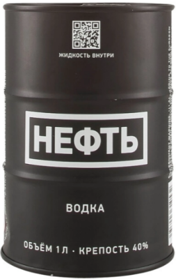 Водка Neft Black Barrel 1 л фото