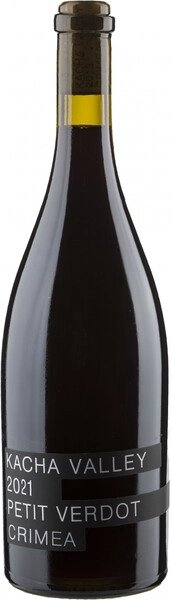 Вино Красное Сухое Kacha Valley Petit Verdot Crimea 2021 0,75 л фото