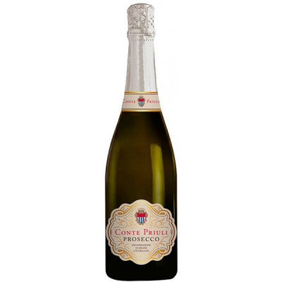 Вино игристое Конте Приули Просекко Экстра Драй 2021 белое сухое 11% 0,75 л фото