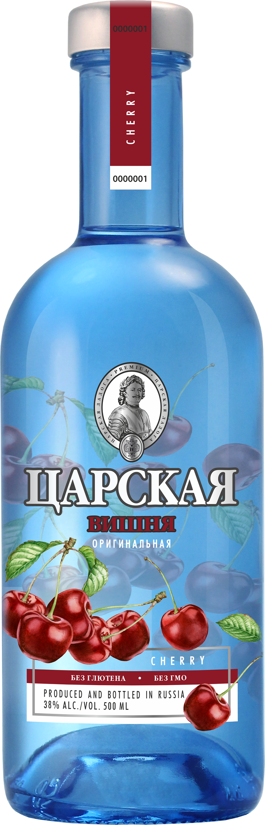 Водка Tsarskaja Original Cherry 0,5 л фото