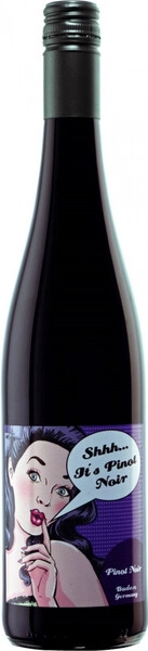Вино Красное Полусухое Shhh... It's Pinot Noir Baden 2023 0,75 л фото