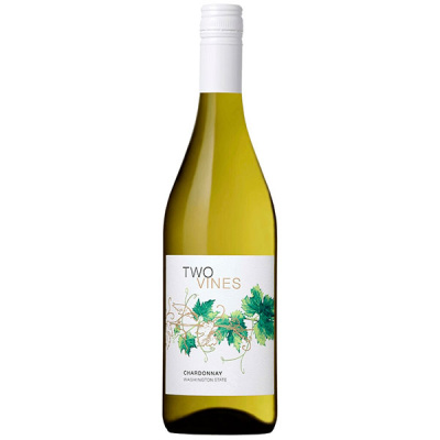 Вино Белое Сухое Columbia Crest Two Vines Chardonnay Washington State 2018 0,75 л фото