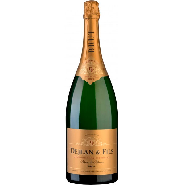 Вино игристое Белое Брют Dejean & Fils Blanc de Blancs 1,5 л фото