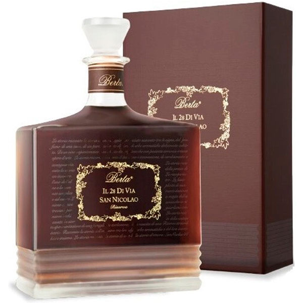Ликер Berta Il 28 di Via San Nicolao Riserva in wooden box 1,50 л фото
