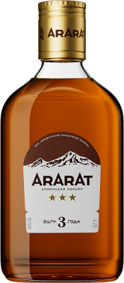Бренди Ararat 3 stars 0,2 л фото