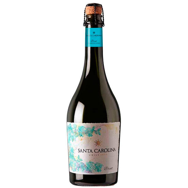 Вино игристое Белое Брют Santa Carolina Brut 0,75 л фото