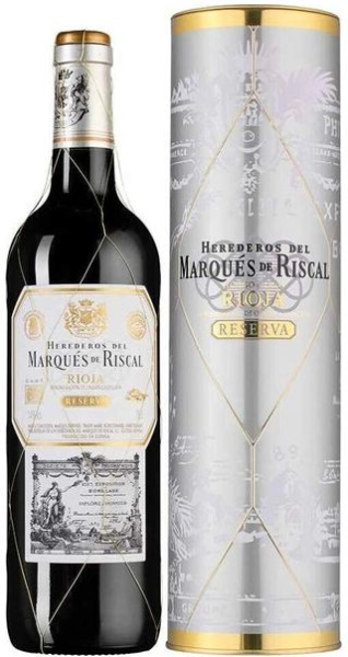 Вино Красное Сухое Marques de Riscal Herederos Reserva Rioja 2020 0,75 л фото