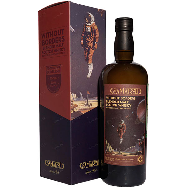 Виски Samaroli Without Borders Gagarin Limited Edition Blended Malt in gift box 0,7 л фото