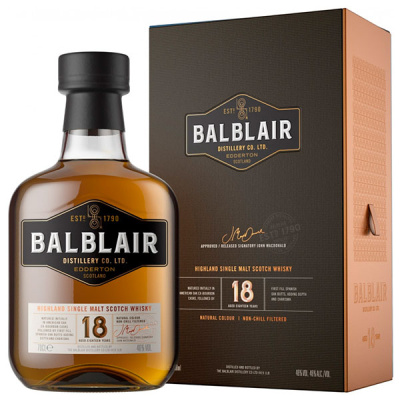 Виски Balblair 18 Years Old Single Malt Highland in gift box 0,7 л фото