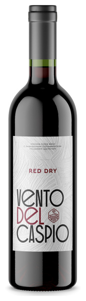 Вино Красное Сухое Vento Del Caspio Red 2021 0,75 л фото