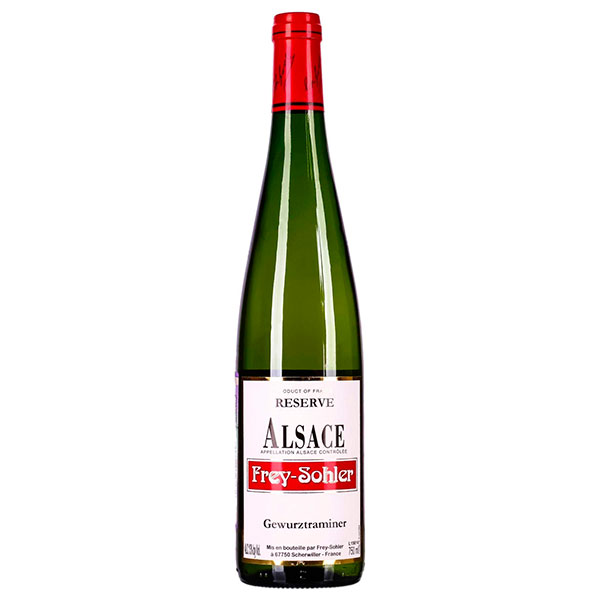 Вино Белое Полусладкое Frey-Sohler Gewurztraminer Reserve Alsace 2022 0,75 л фото