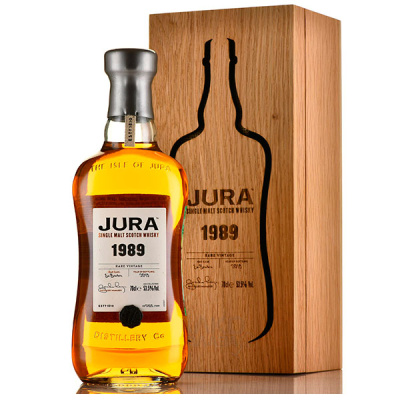 Виски Jura Single Malt Jura in wooden box 1989 0,70 л фото