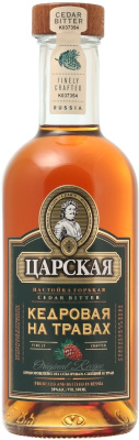Настойка Tsarskaja Cedar Bitter 0,5 л фото