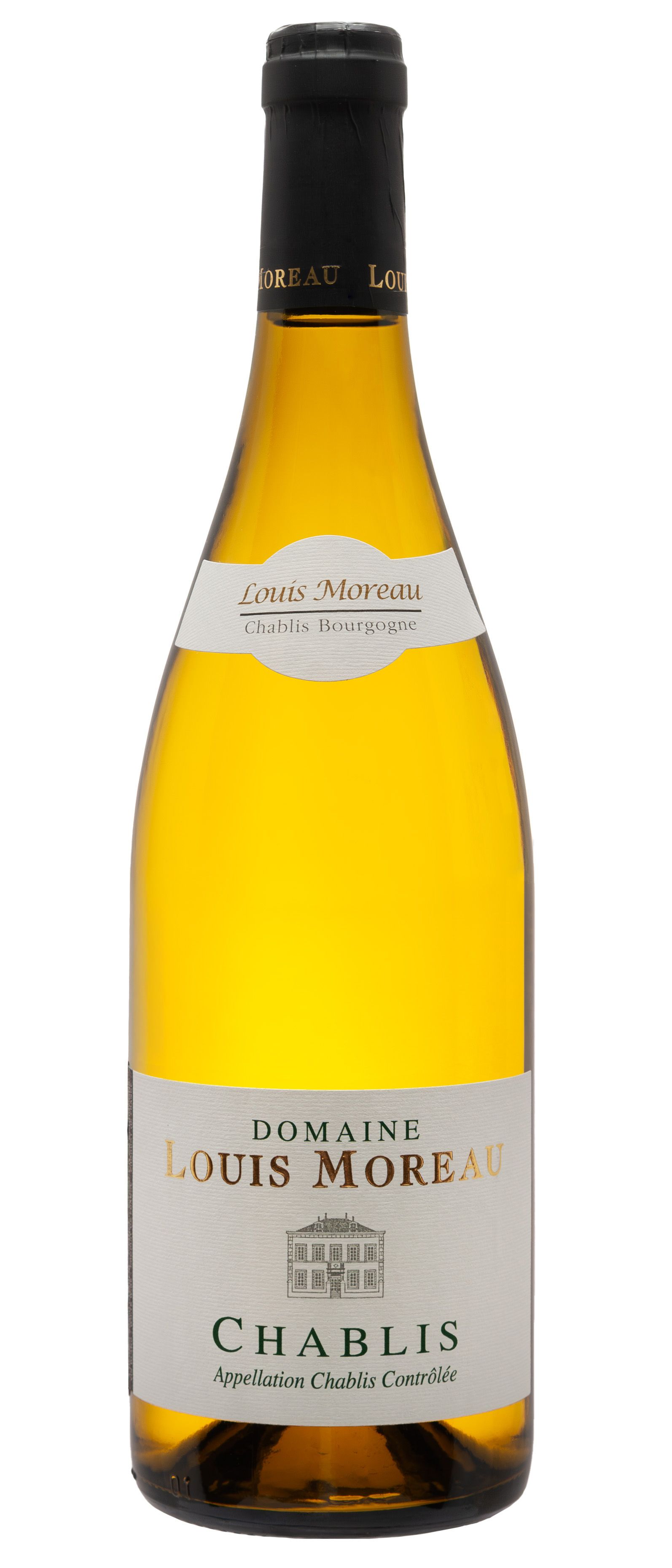 Вино Белое Сухое Domaine Louis Moreau Chablis 2025 0,75 л фото