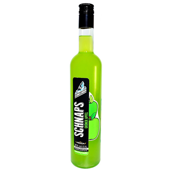 Шнапс Schnee Jager Gruner Apfel 0,5 л фото