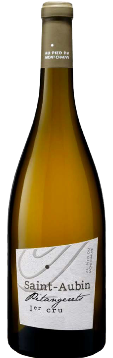 Вино Белое Сухое Au Pied du Mont Chauve Saint-Aubin Premier Cru Pitangerets Blanc 2018 0,75 л фото