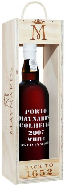 Портвейн Maynard's Colheita White in wooden box 2007 0,75 л фото