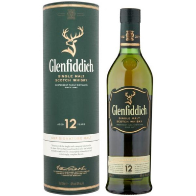 Виски Glenfiddich 12 Years Old Single Malt Speyside in tube 0,50 л фото