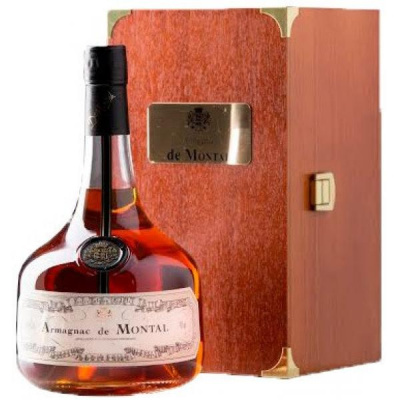 Арманьяк De Montal Bas-Armagnac in wooden box 1992 0,70 л фото