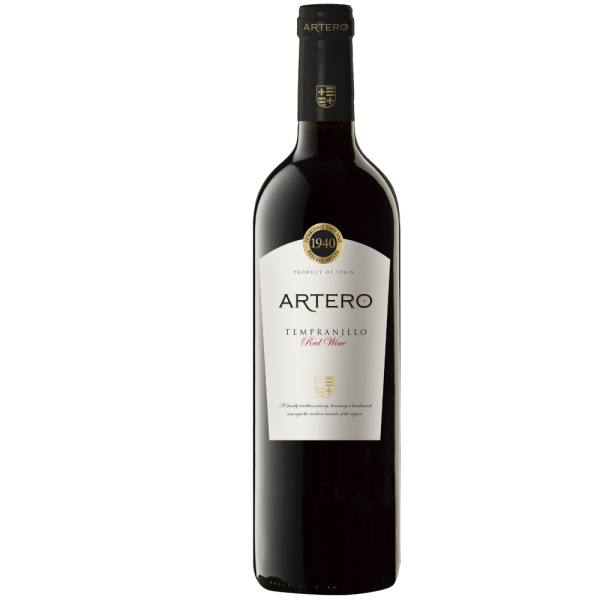Вино Красное Сухое Artero Tempranillo 2021 0,75 л фото