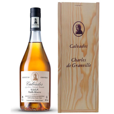 Кальвадос Charles de Grandville VSOP Vielle Reserve in wooden box 0,70 л фото