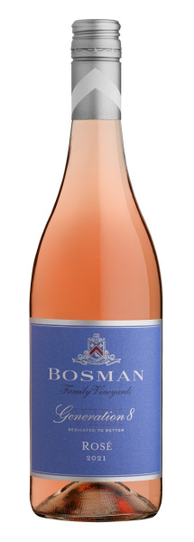 Вино Розовое Сухое Bosman Generation 8 Rose 2022 0,75 л фото