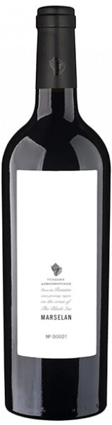 Вино Красное Сухое Usadba Divnomorskoe Marselan Divnomorskoe 2021 0,75 л фото